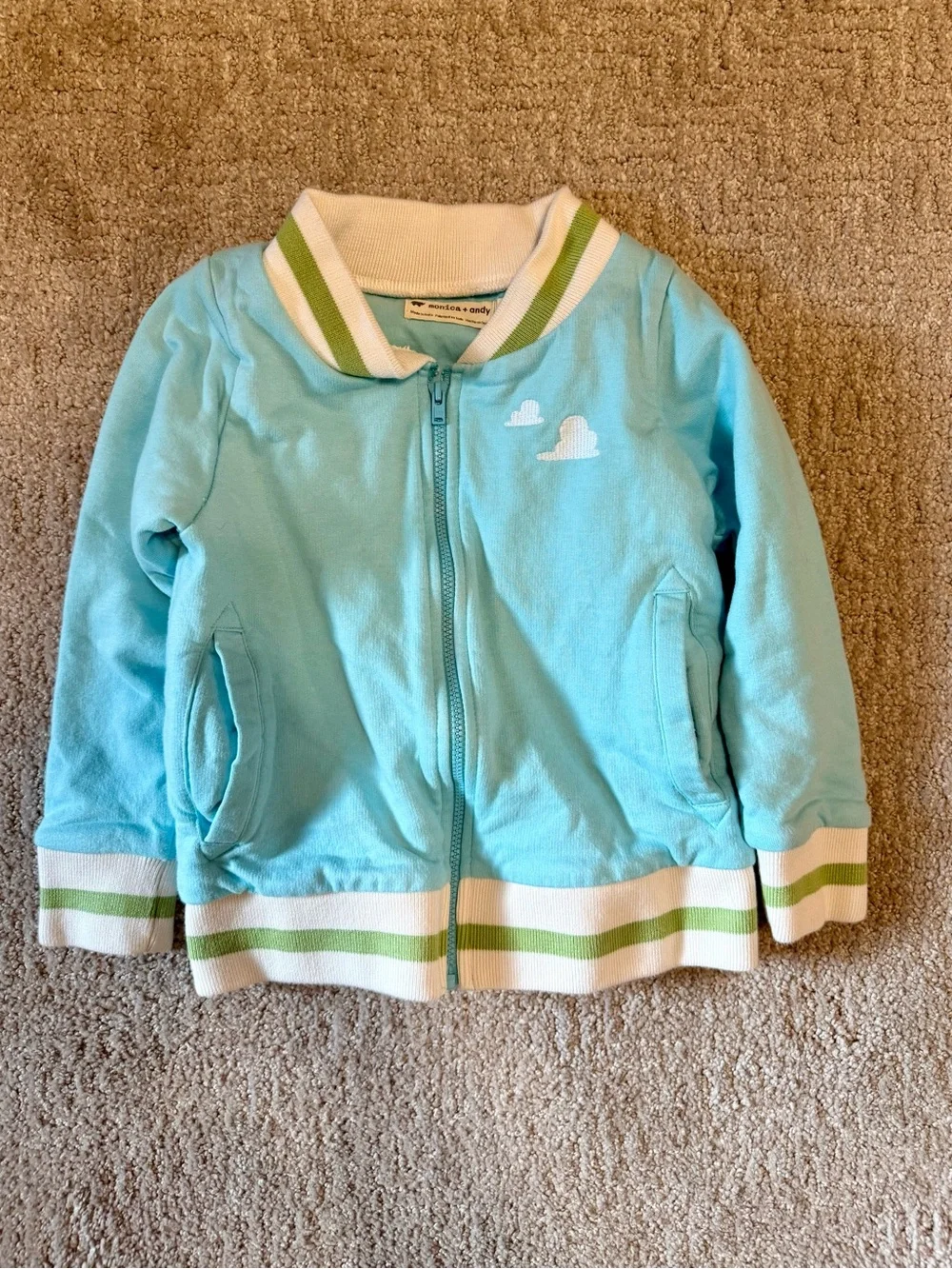 Monica + Andy Disney Pixar Toy Story “You’ve Got a Friend in Me” Zip bomber Jack